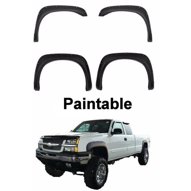 NEW! Set of 4 Factory Design FENDER FLARES 2002-2006 CHEVROLET AVALANCHE OE